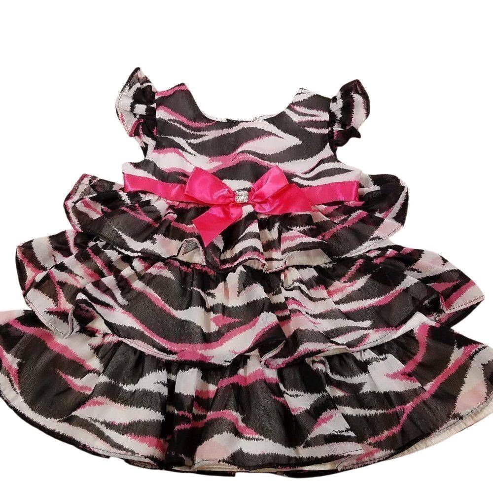 Youngland zebra dress 2T